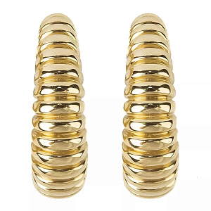 06-ТР-П2001-1 Серьги (Au 585)