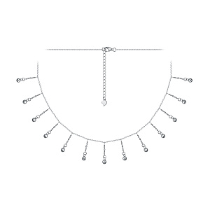 FYN2125_KL_WG Колье (Ag 925)