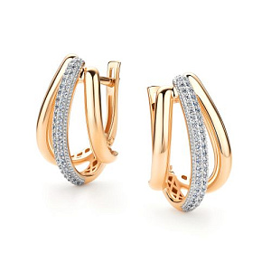 26770-100 Серьги (Au 585)