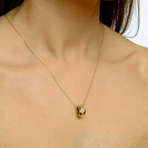 ORLHN007/ 123000577811 Колье (Au 585)