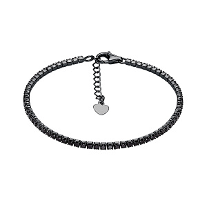 RU3ST019_BT_SP_BLK Браслет (Ag 925)