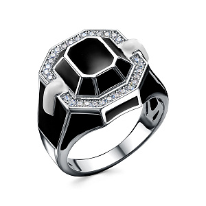 HPR4023_KO_ENAM_WG Кольцо (Ag 925)