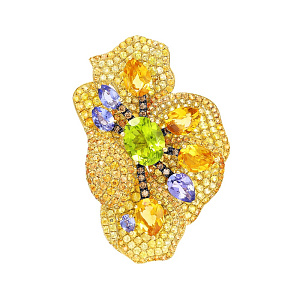 BR-34298 Брошь (Au 585)