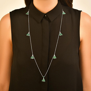 SN12520A-MLT/ GM0171527 Колье (Ag 925)