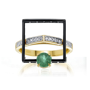 11-21915-1289 №3-23 Кольцо (Au 585)