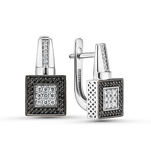 02-P0258-03-040-07-04 Серьги (Au 585)