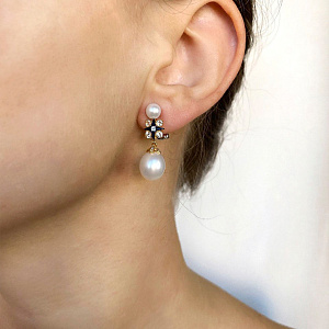 BYZE316-1 Серьги (Ag 925)