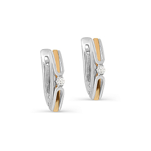 12-11783-1096 №4-24 Серьги (Au 585)