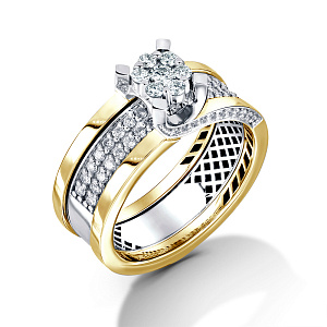 01-02022-06-001-01-01 Кольцо (Au 585)