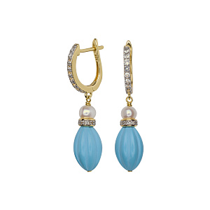 COCE030-1 Серьги (Ag 925)