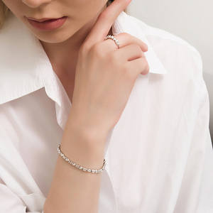 TP-5460B-W/ PUR12060 Браслет (Au 750)