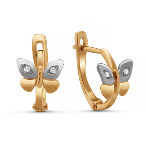 02-P0676-01-101-01-01 Серьги (Au 585)