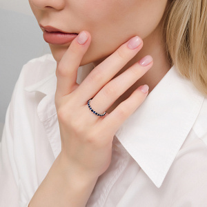 CER02-SAPH Кольцо (Au 585)