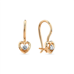 009-0016-0001-011 Серьги (Au 585)