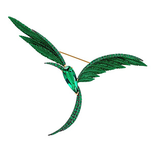 BIRBR504-3 Брошь
