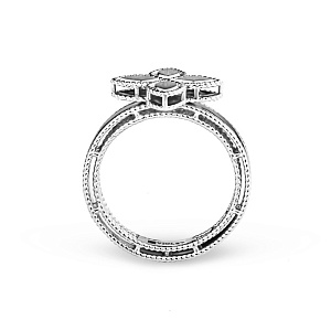 08-Т-П1895-0 +серт. Кольцо (Au 585)