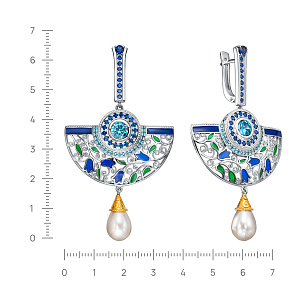 12-422-0101 Серьги (Ag 925)