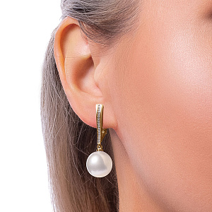 СПет01А Серьги (Au 585)