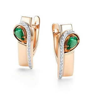 26438-101 Серьги (Au 585)