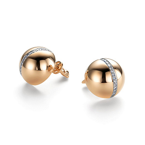 26714-100 Серьги (Au 585)