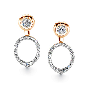 26668-100 Серьги (Au 585)