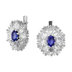 2_04193 (тан) Серьги (Au 585)