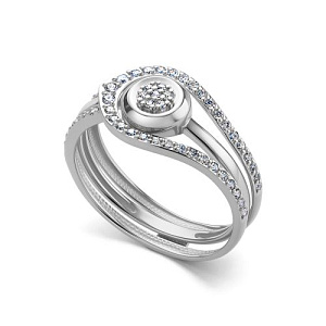 16668-200 Кольцо (Au 585)