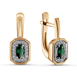 02-03376-01-110-01-01 Серьги (Au 585)