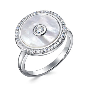 R41500_KO_SH_WG Кольцо (Ag 925)