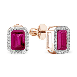 09-P0603-01-111-01-01 Серьги (Au 585)