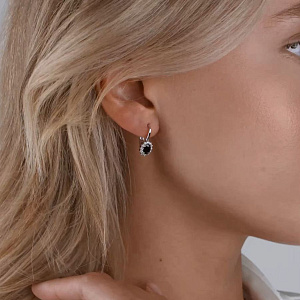 ПС-206С-01 Серьги (Pt 950)