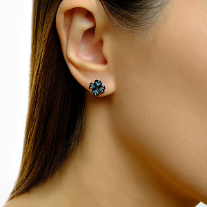 AE425/ PIR0099272 Серьги (Au 750)