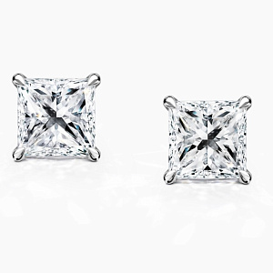 4U718E-PR Серьги (Pt 950 900)