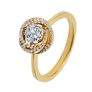 OKYZ-Y/ PIR0083053 Кольцо (Au 750)