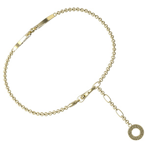 Т6-5126-1 +серт. Браслет (Au 585)