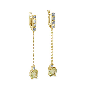 12-21873-12100 №3-23 Серьги (Au 585)