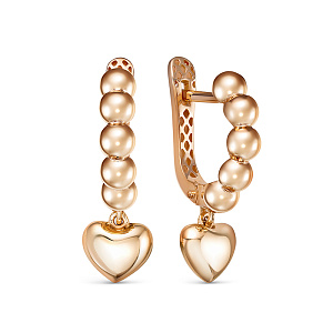 дф2201835р Серьги (Au 585)