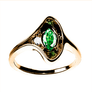 R5001104-02 Кольцо (Au 585)