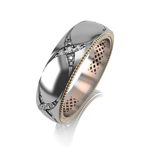 JK-к32-бр/кб Кольцо (Au 585)