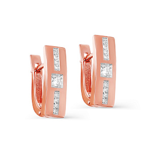 12-01776-1000 №9-24 Серьги (Au 585)