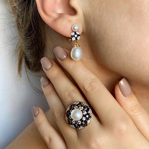 BYZR316-1 Кольцо (Ag 925)