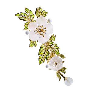 CAPBR351 Брошь (Ag 925)