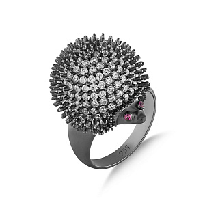 KRHR0002-CZ/ GM0174614 Кольцо (Ag 925)