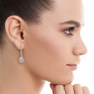 4U2022 +серт. Серьги (Au 585)