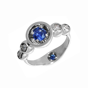 Зк-DG 016 Кольцо (Au 585)