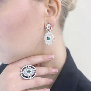 ROYE040 Серьги (Ag 925)