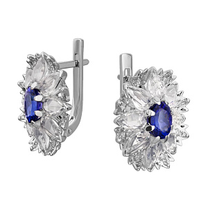 2_04193 (тан) Серьги (Au 585)