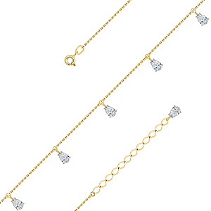 008-0111-0001-021 Браслет (Au 585)