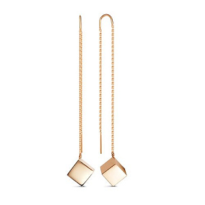 дф1201709р Серьги (Au 585)