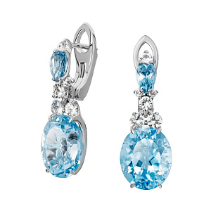 2_04461 б (топ) Серьги (Au 585)